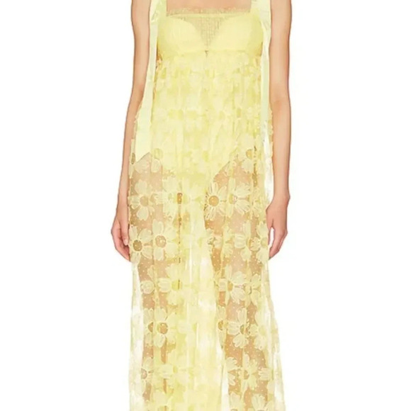 For Love & Lemons Emma Maxi Dress - Picture 2 of 16
